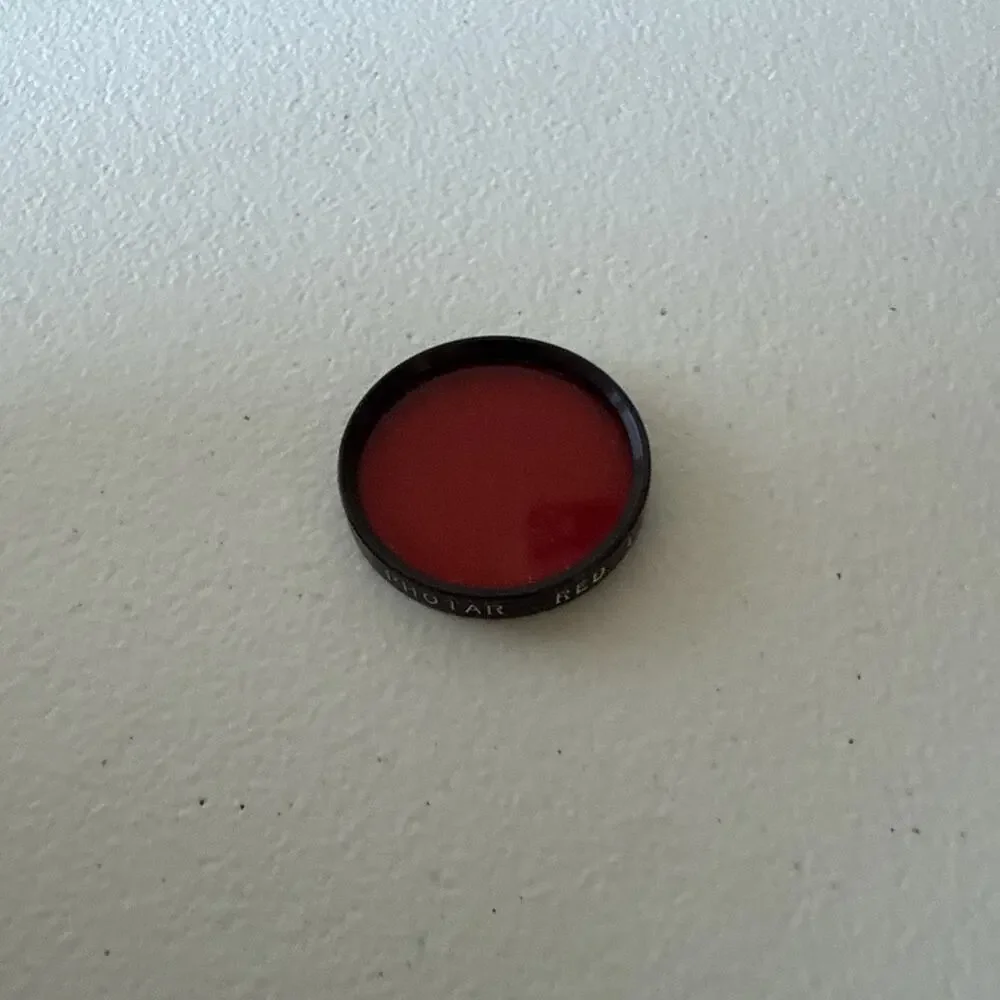 Tiffen Photar Red 1 Series 5 Filter Vintage Camera Photography Lens Filter